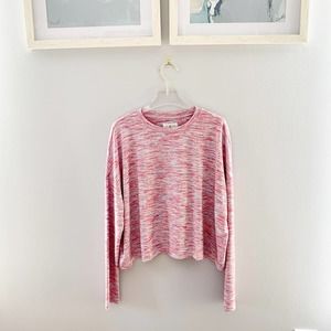 LOFT Lou & Grey Lightweight Knit Top S NWT heathered pink